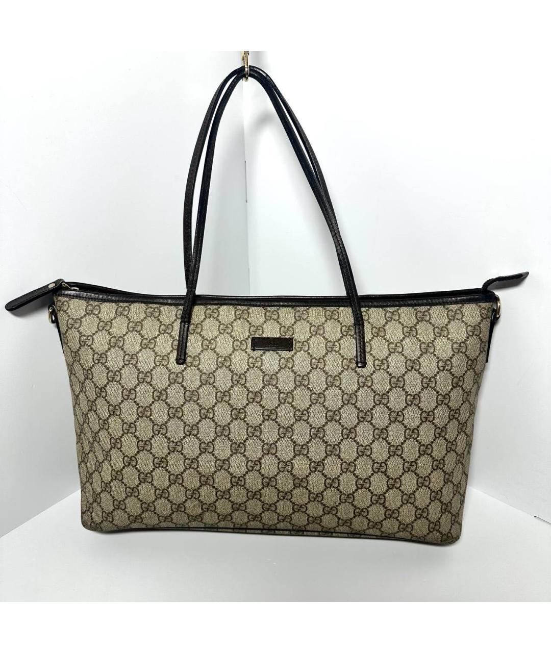 GUCCI Коричневая сумка с короткими ручками, фото 9