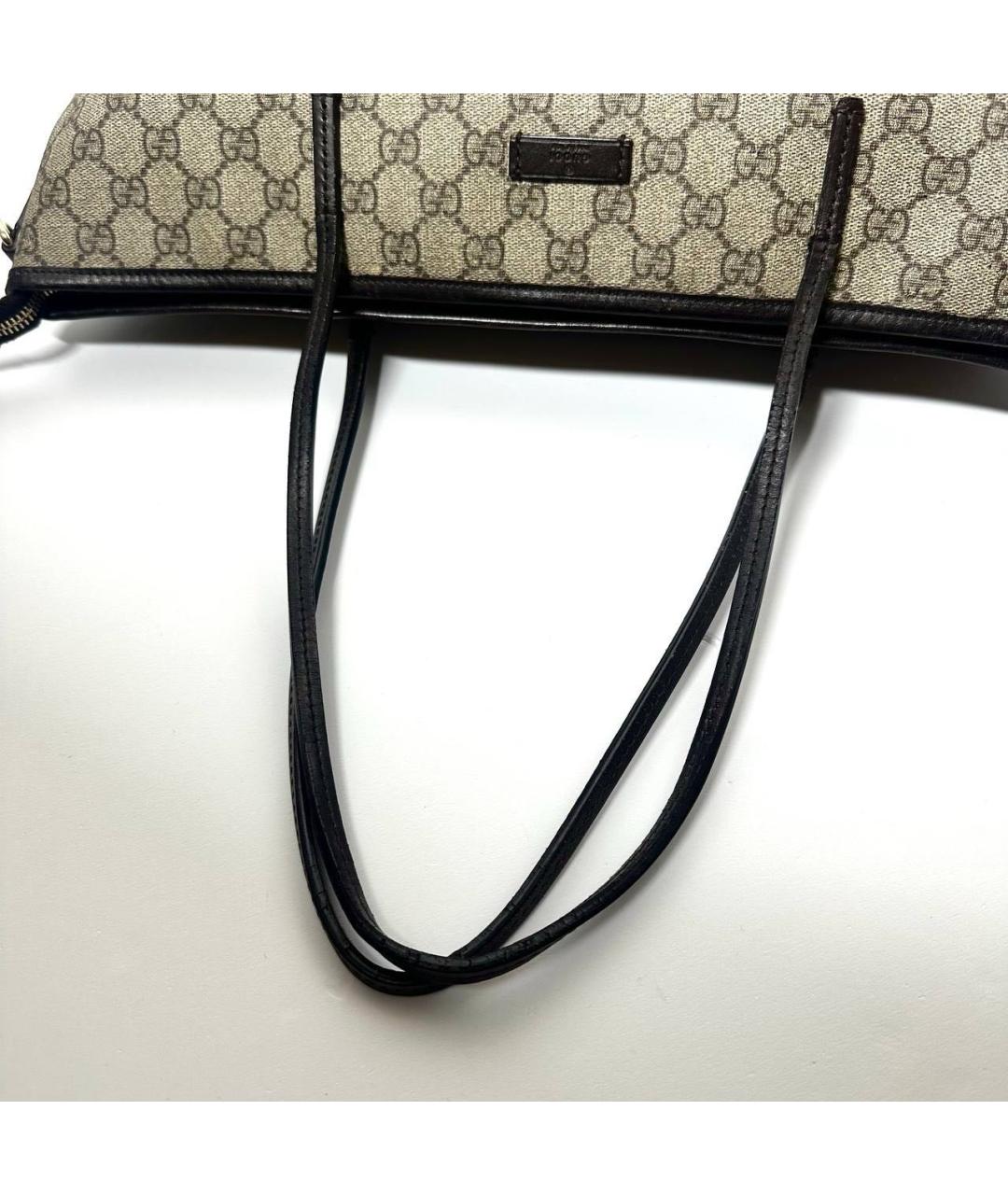GUCCI Коричневая сумка с короткими ручками, фото 7