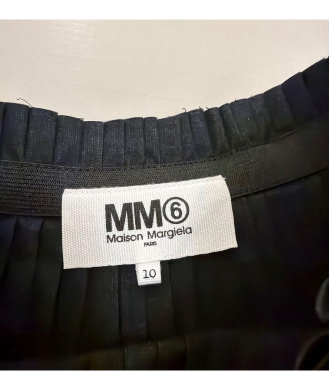 MM6 MAISON MARGIELA Черная юбка, фото 4