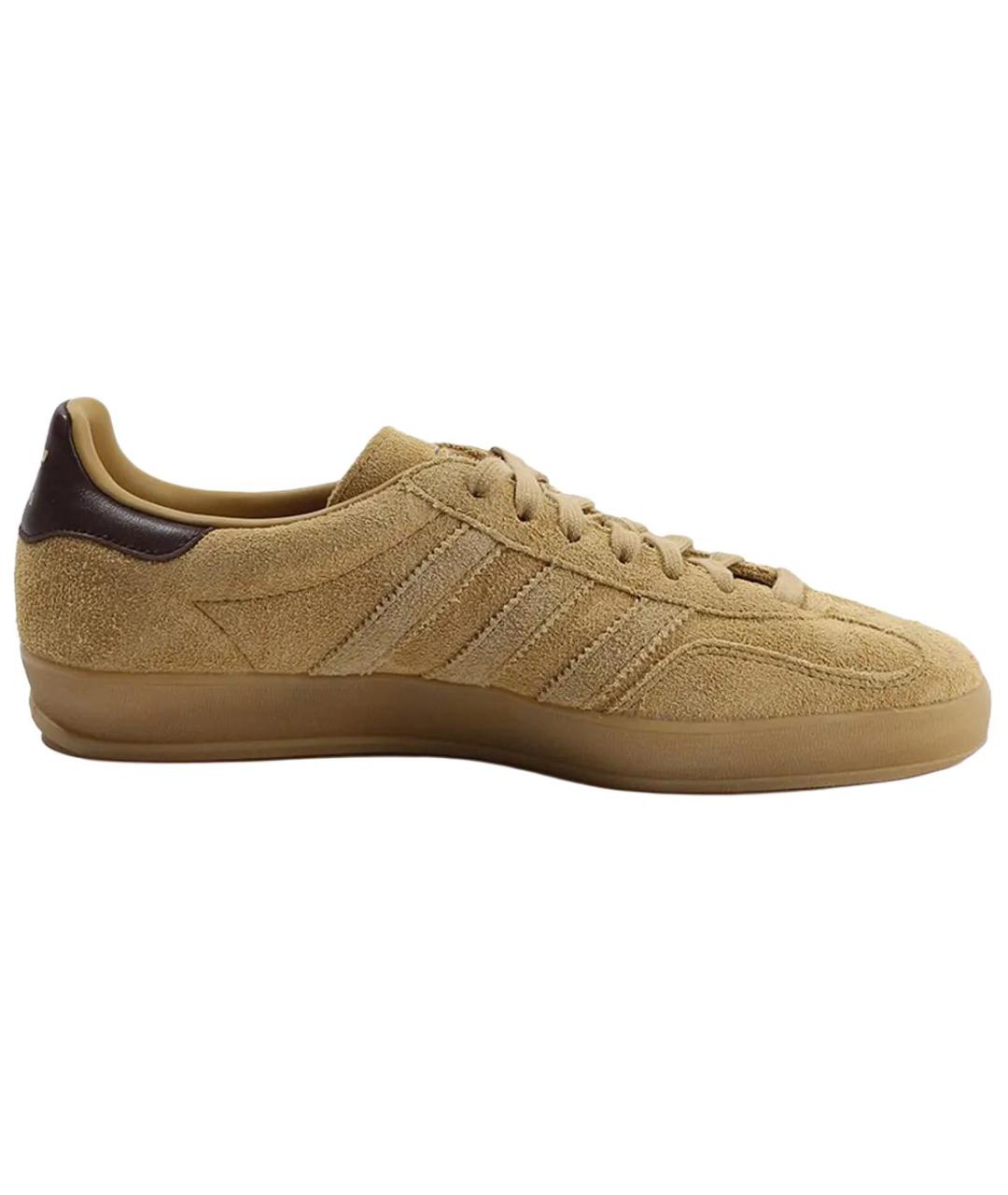 ADIDAS Коричневые замшевые низкие кроссовки / кеды, фото 3