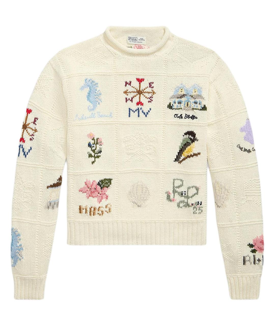 POLO RALPH LAUREN Бежевый джемпер / свитер, фото 1