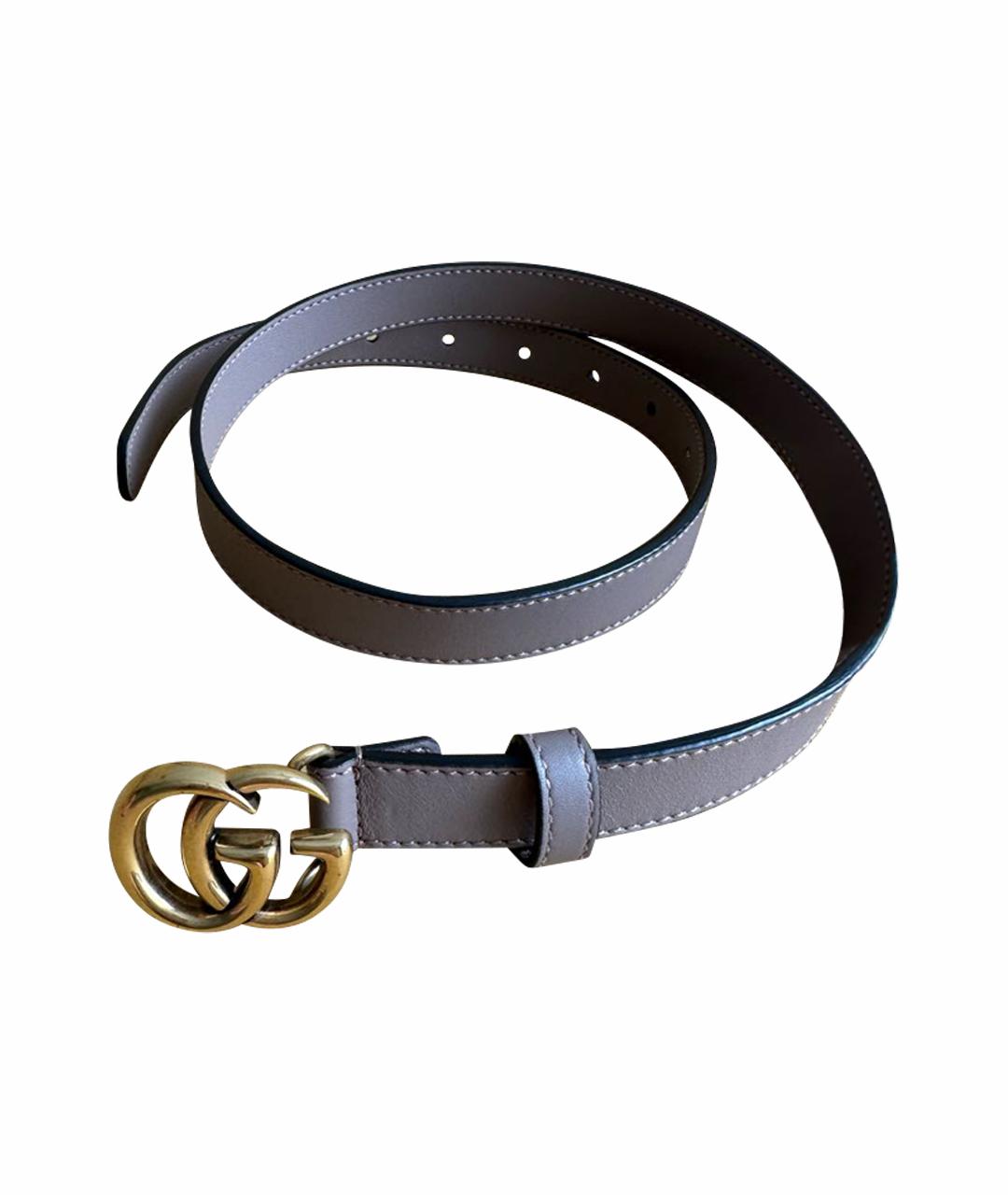 GUCCI Розовый кожаный ремень, фото 1