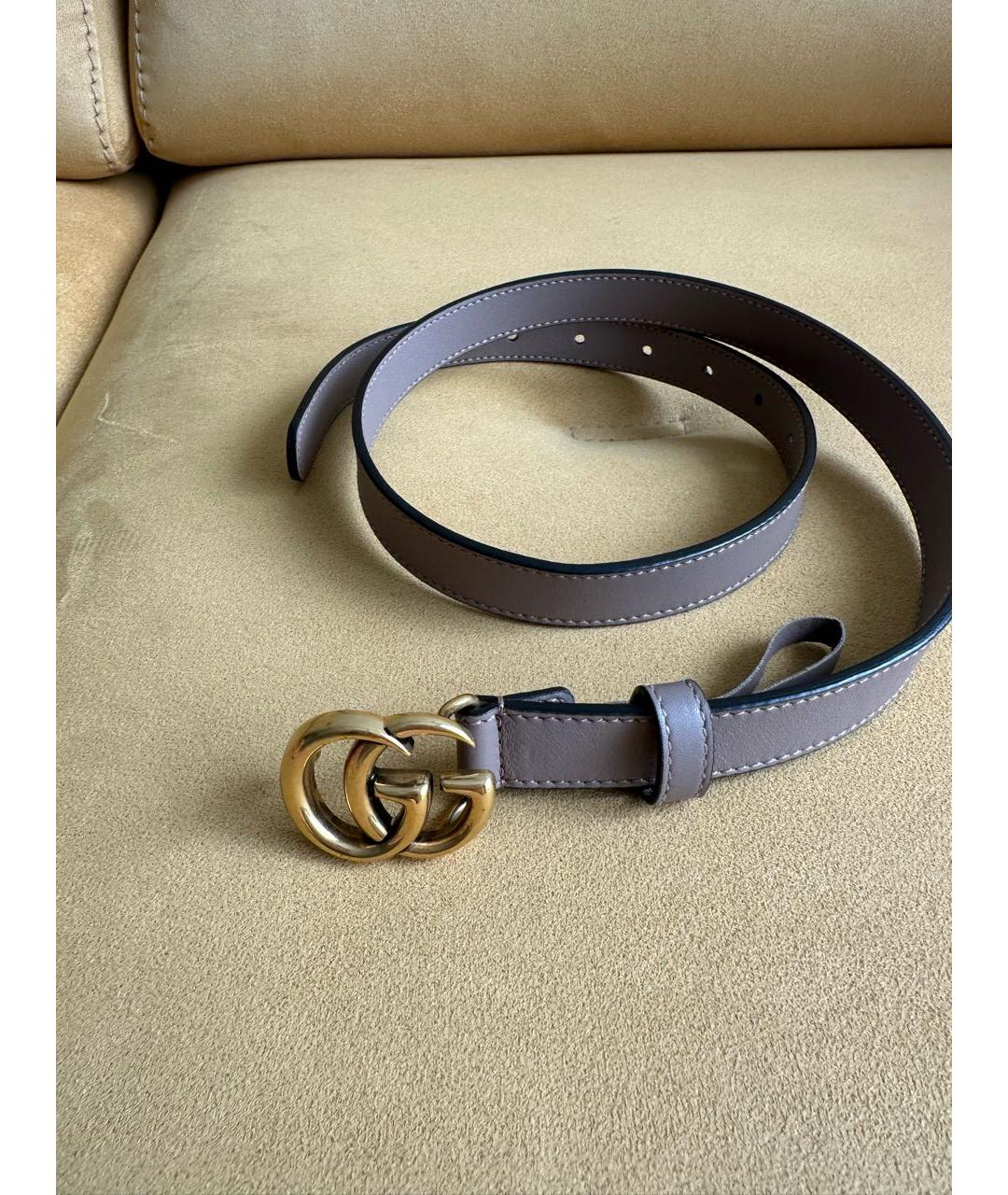 GUCCI Розовый кожаный ремень, фото 4