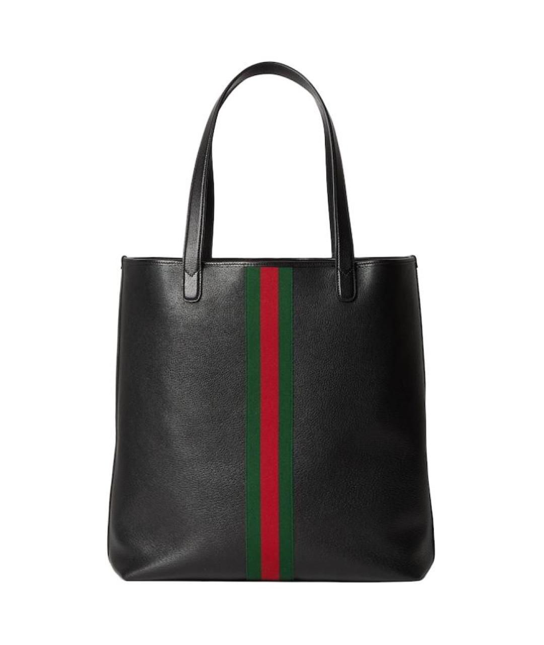 GUCCI Черная кожаная сумка на плечо, фото 4