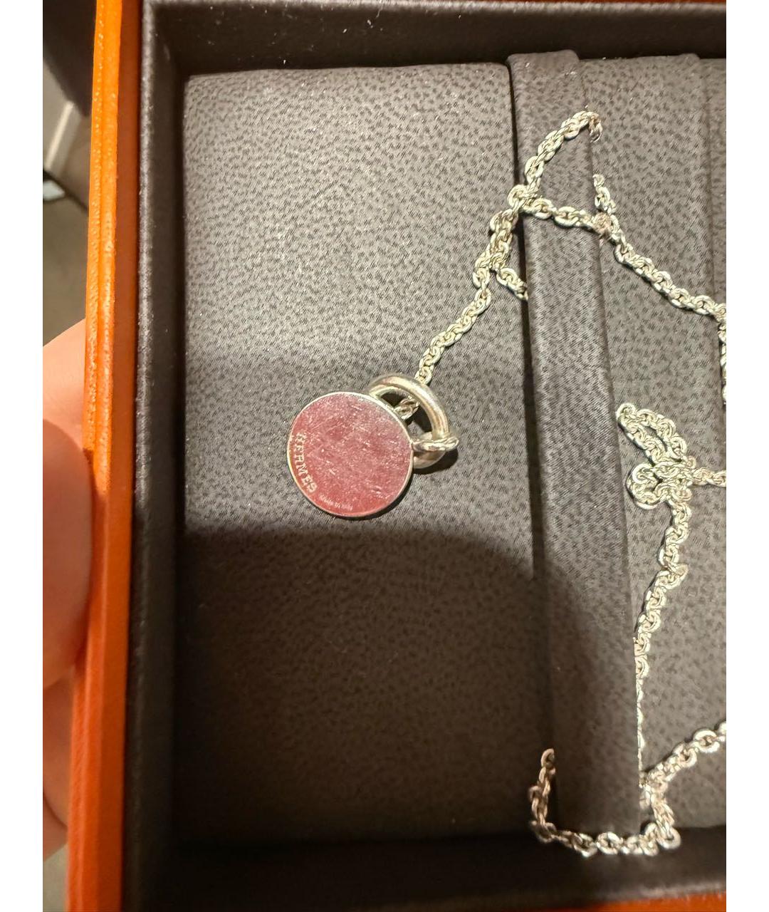HERMES Серебряная серебряная подвеска, фото 4