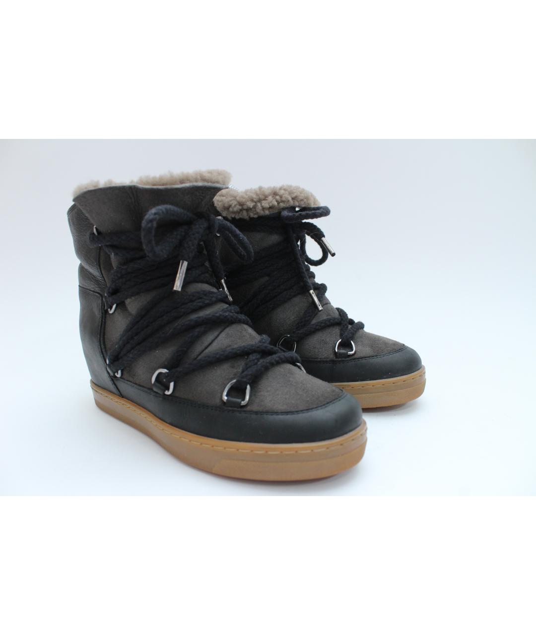 ISABEL MARANT Мульти кожаные высокие ботинки, фото 2