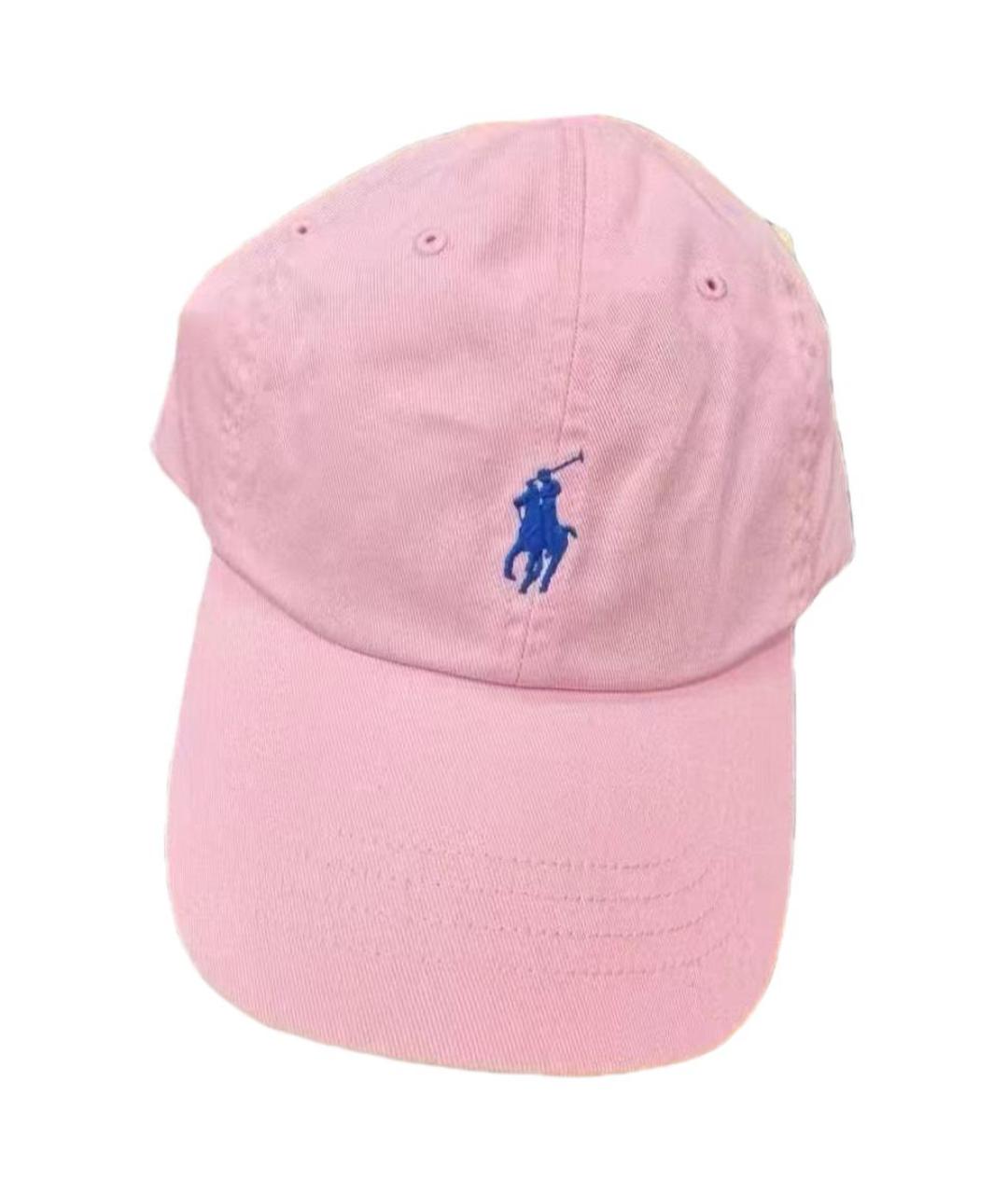 POLO RALPH LAUREN Розовая хлопковая кепка, фото 2