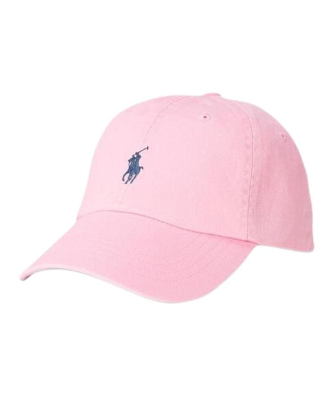 POLO RALPH LAUREN Розовая хлопковая кепка, фото 1