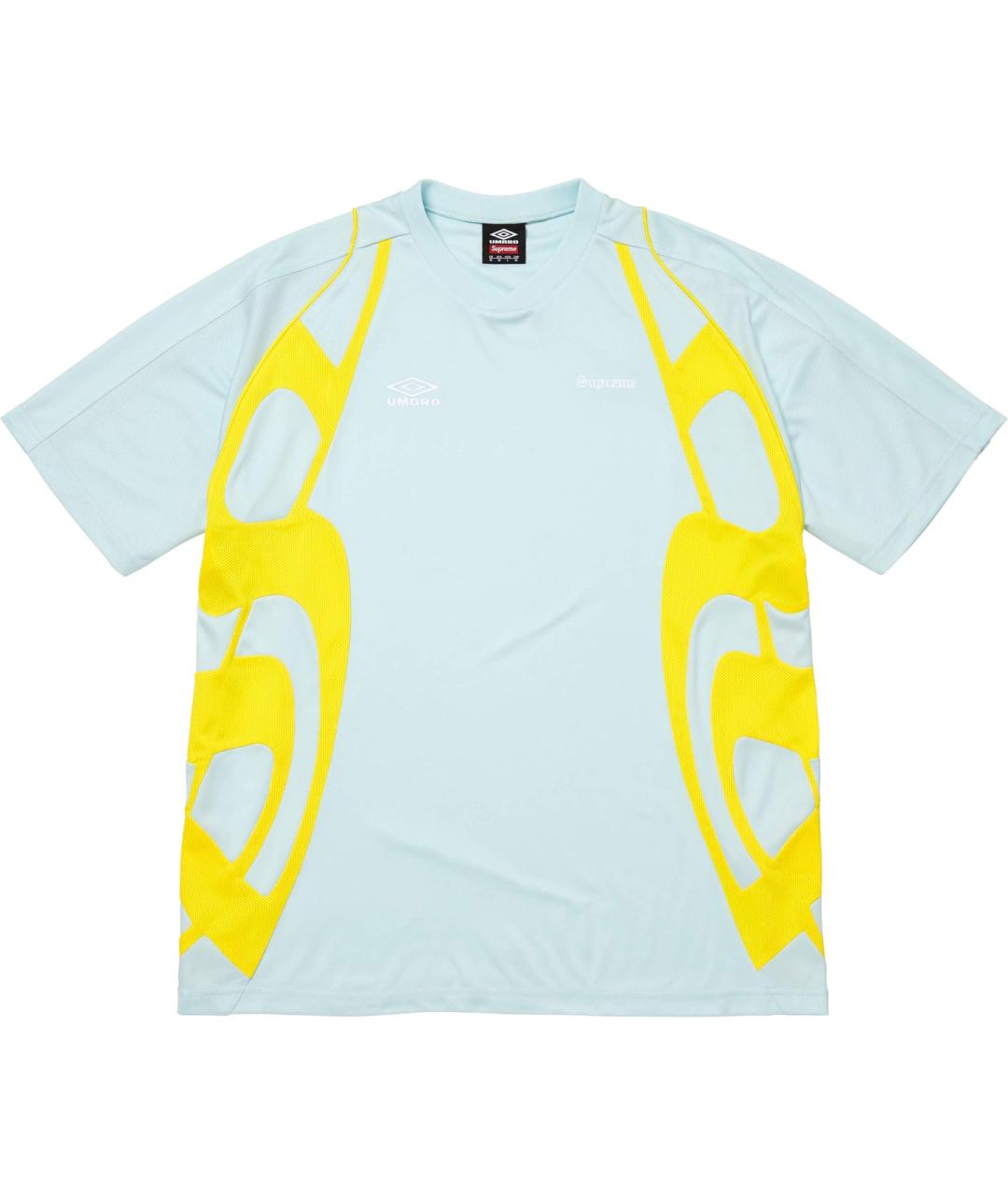 SUPREME Голубая футболка, фото 1