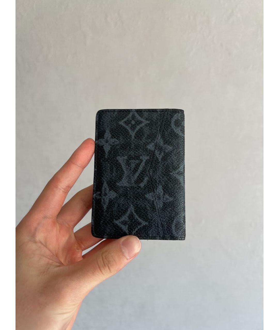 LOUIS VUITTON Черный кардхолдер, фото 2