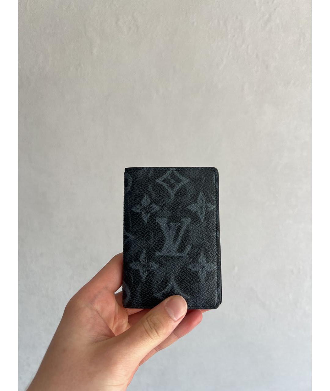 LOUIS VUITTON Черный кардхолдер, фото 4