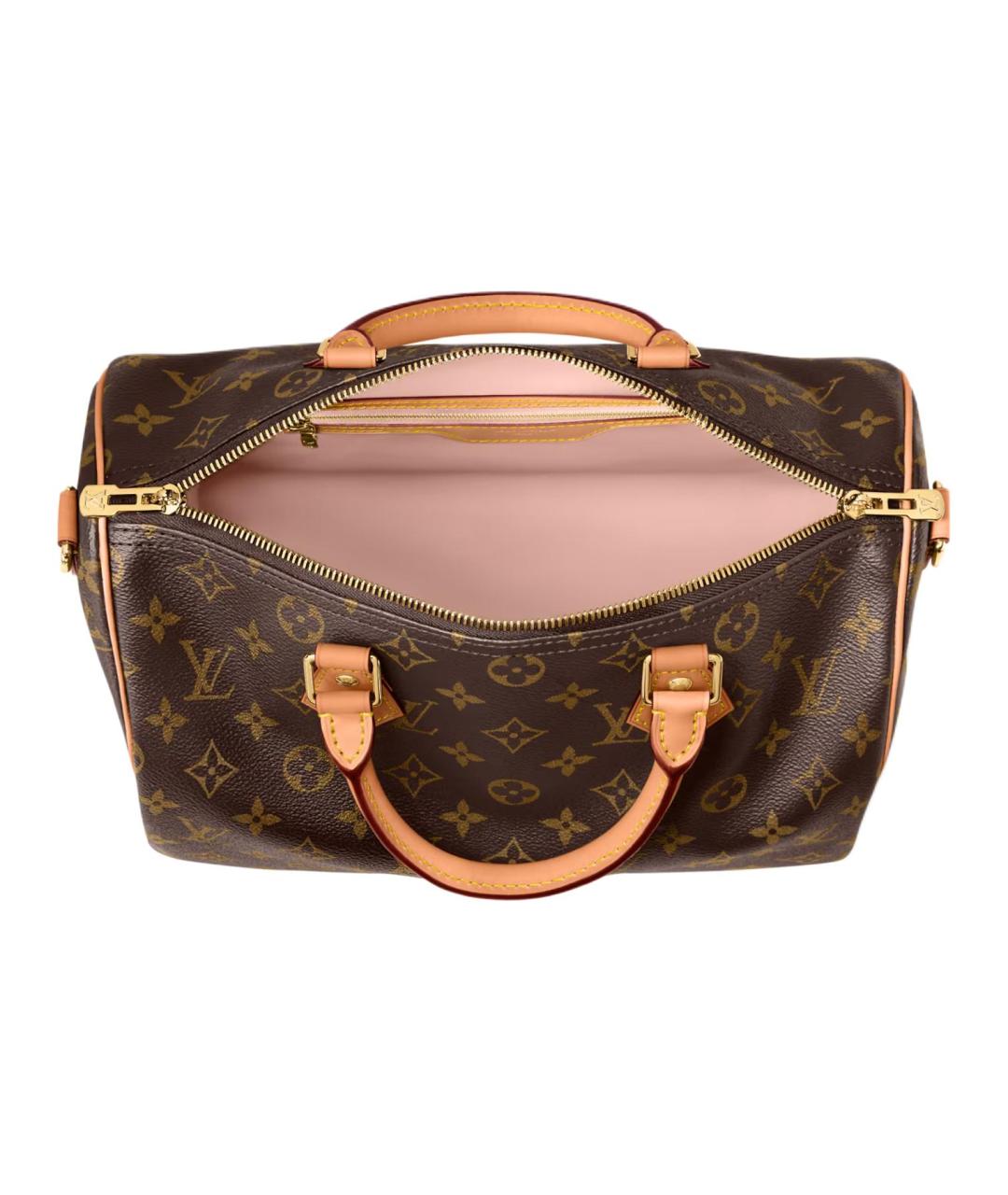 LOUIS VUITTON Коричневая сумка через плечо, фото 3