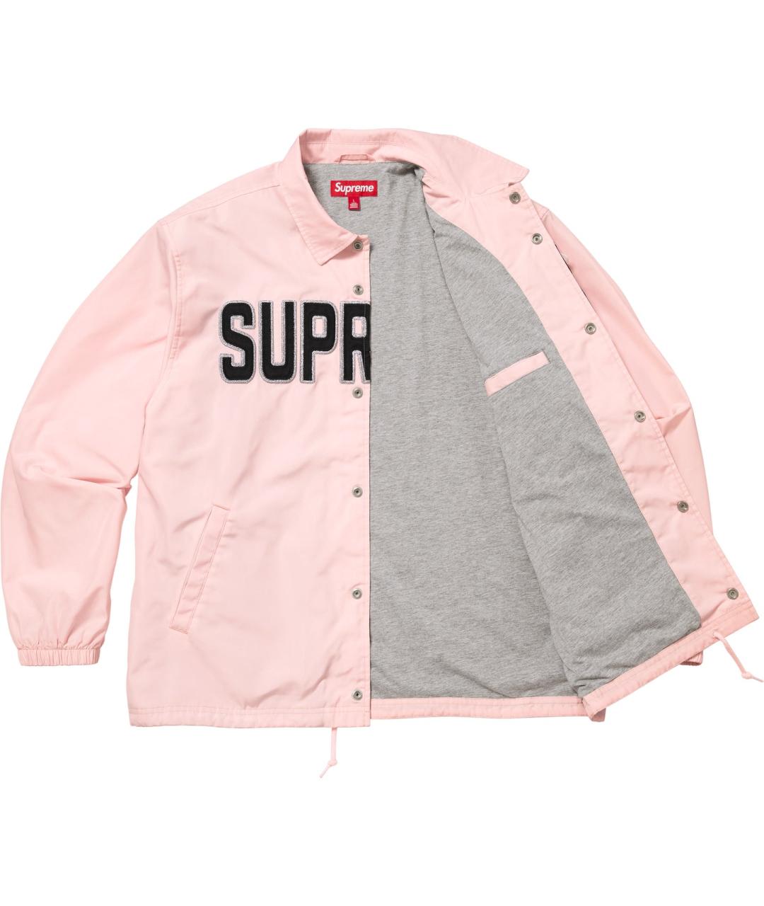 SUPREME Розовая куртка, фото 3