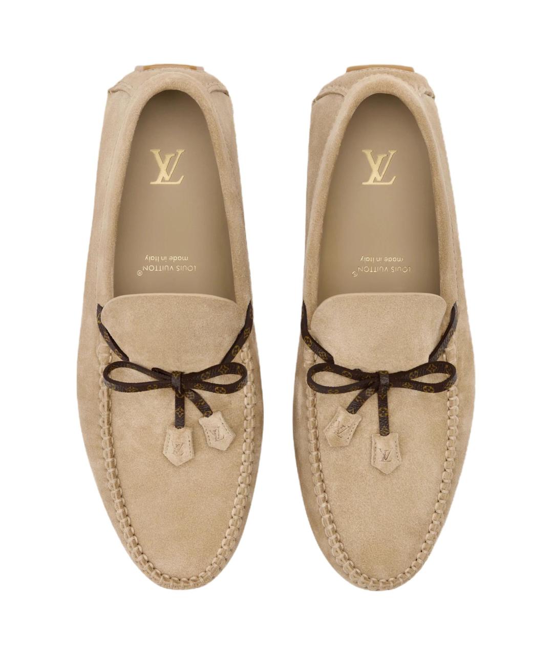 LOUIS VUITTON Бежевые туфли, фото 4