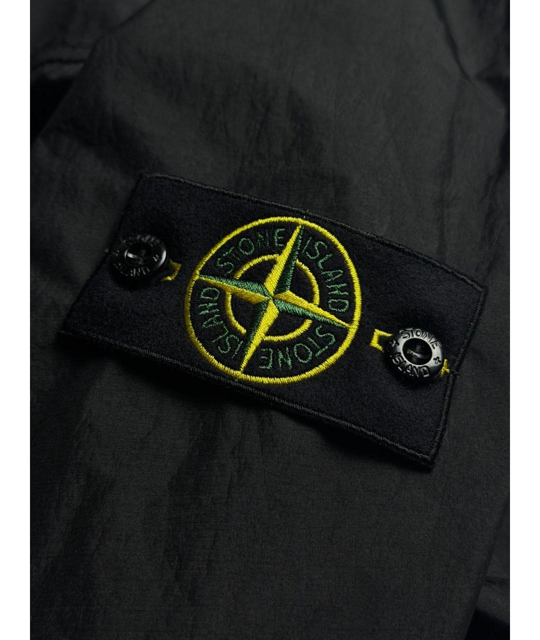 STONE ISLAND Черная куртка, фото 4