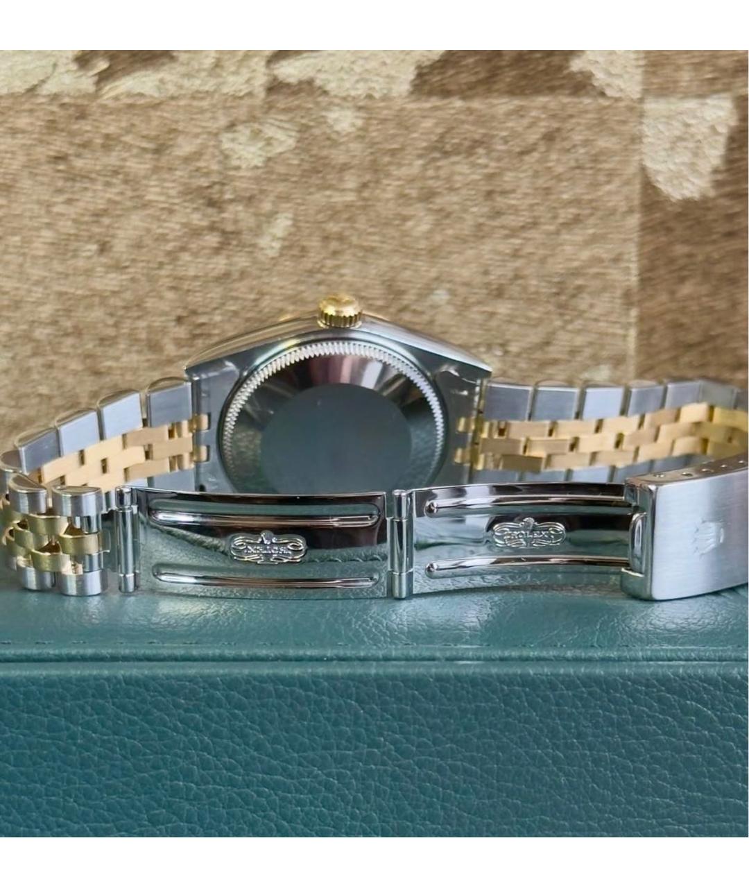 ROLEX Серебряные часы из желтого золота, фото 5