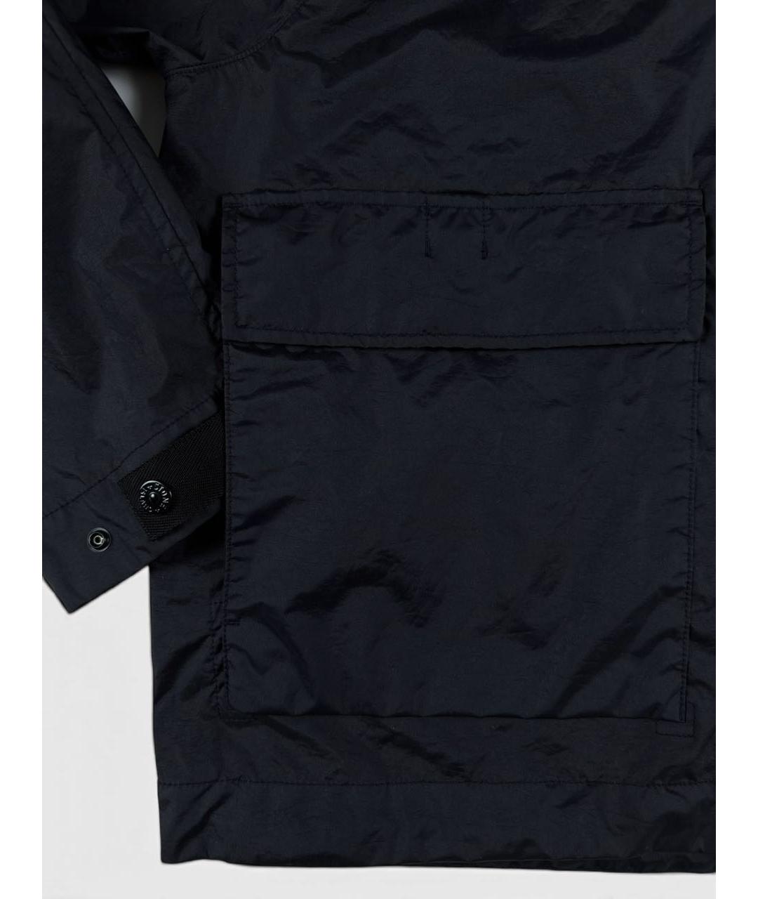 STONE ISLAND Темно-синяя куртка, фото 3