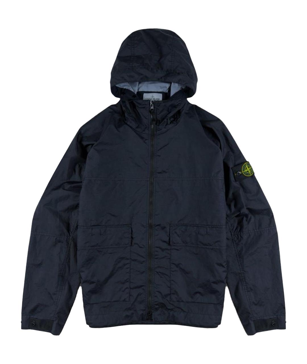 STONE ISLAND Темно-синяя куртка, фото 1