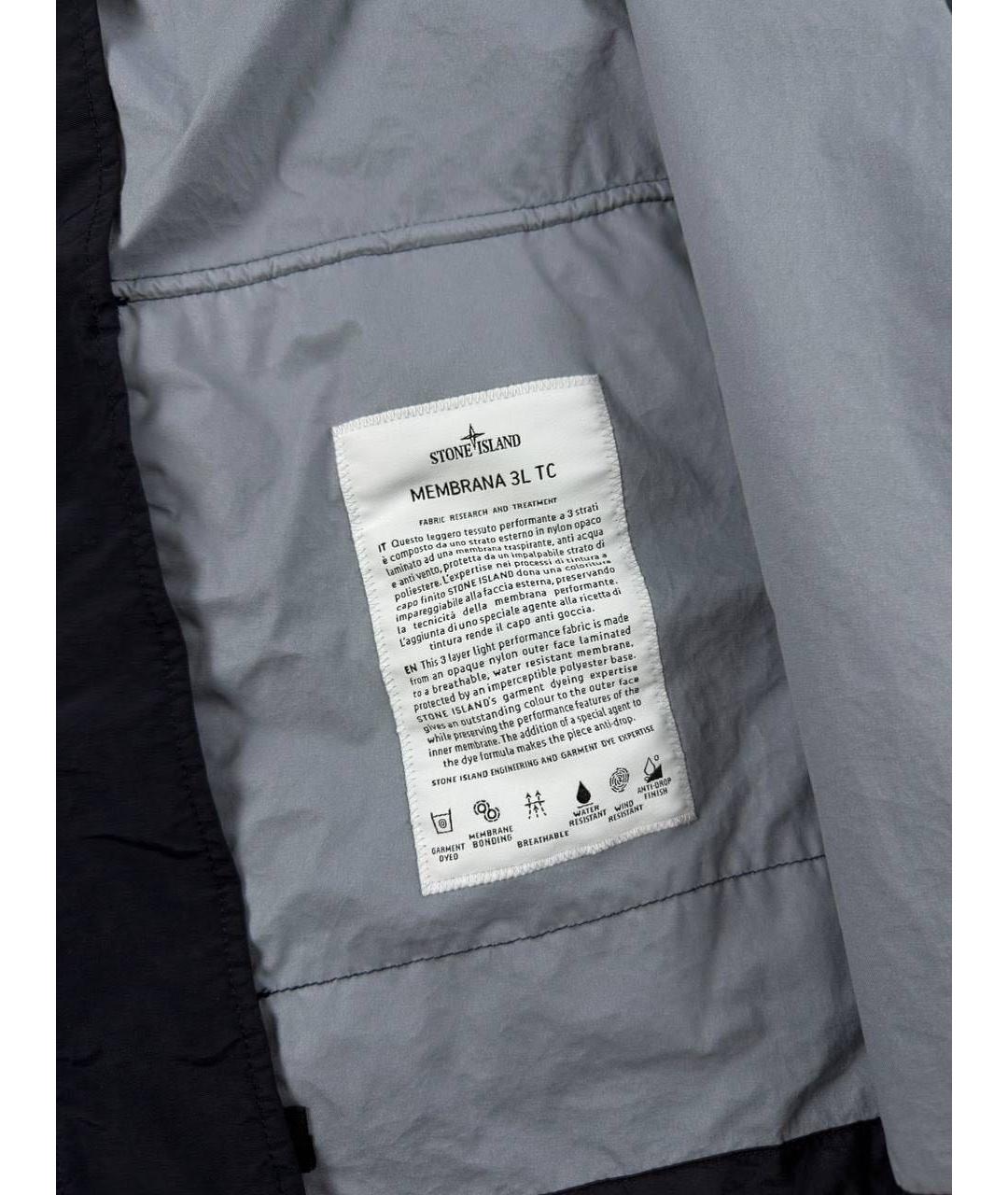 STONE ISLAND Темно-синяя куртка, фото 5