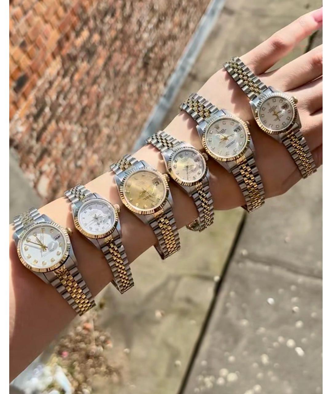 ROLEX Желтые часы из желтого золота, фото 8