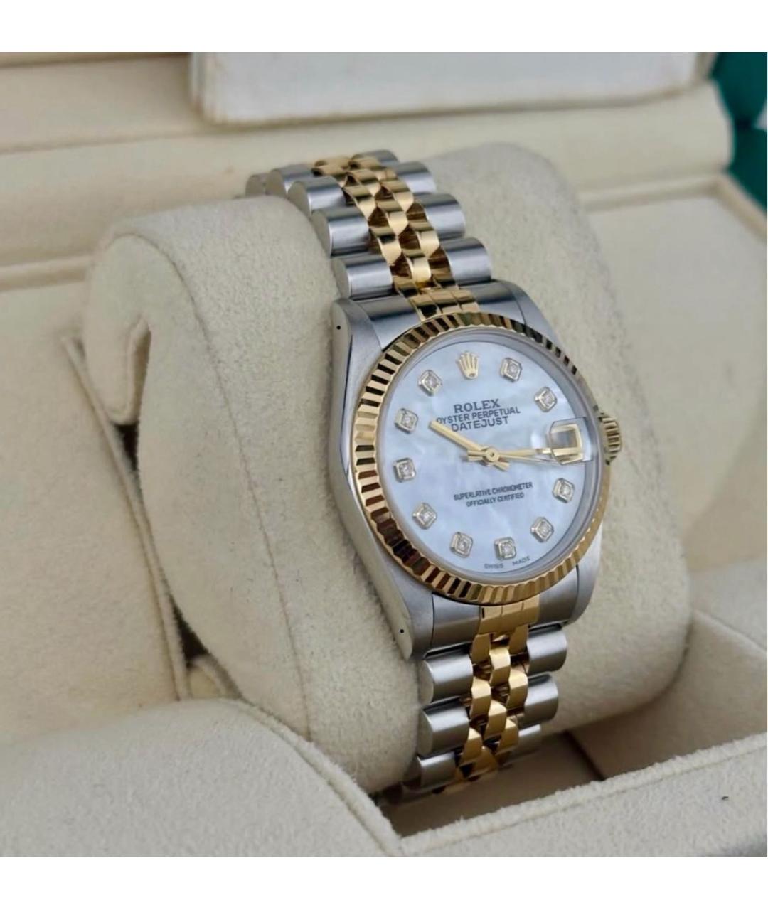 ROLEX Желтые часы из желтого золота, фото 2