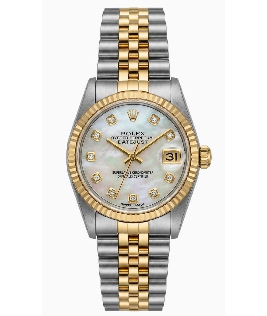 ROLEX Желтые часы из желтого золота, фото 1