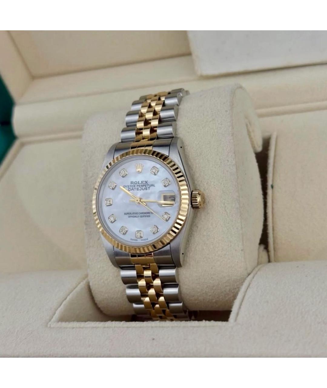 ROLEX Желтые часы из желтого золота, фото 3