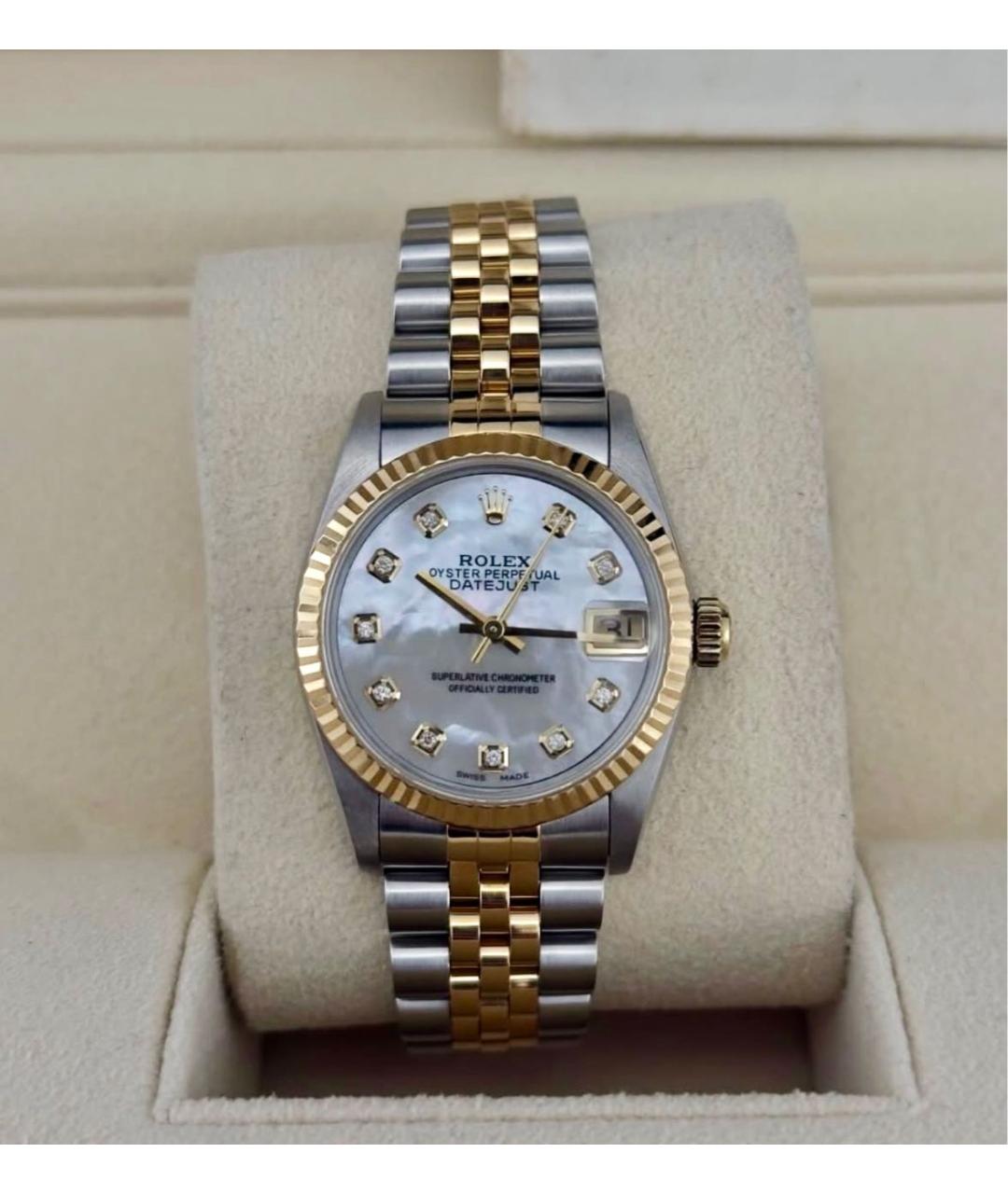 ROLEX Желтые часы из желтого золота, фото 5
