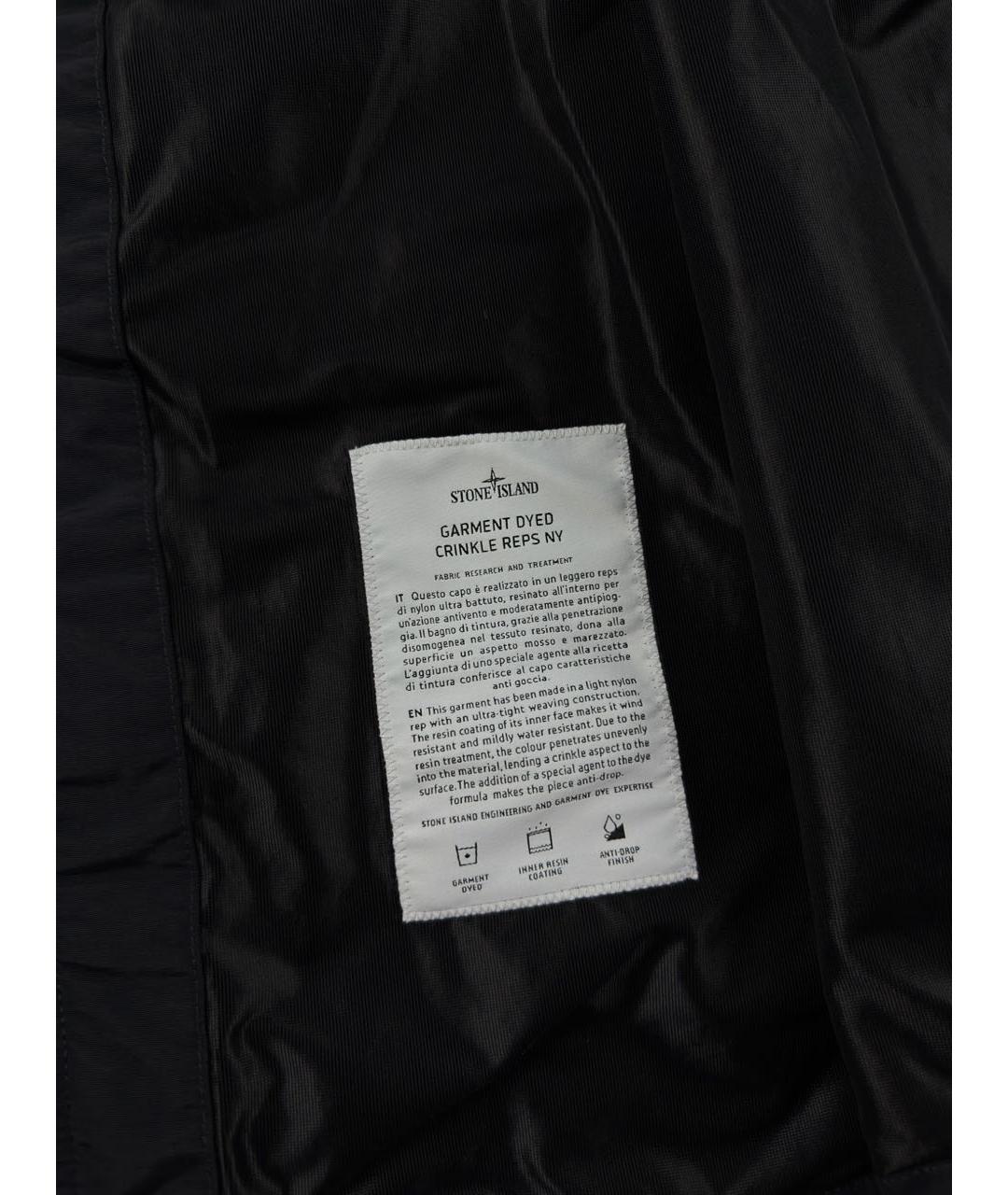 STONE ISLAND Черная куртка, фото 5