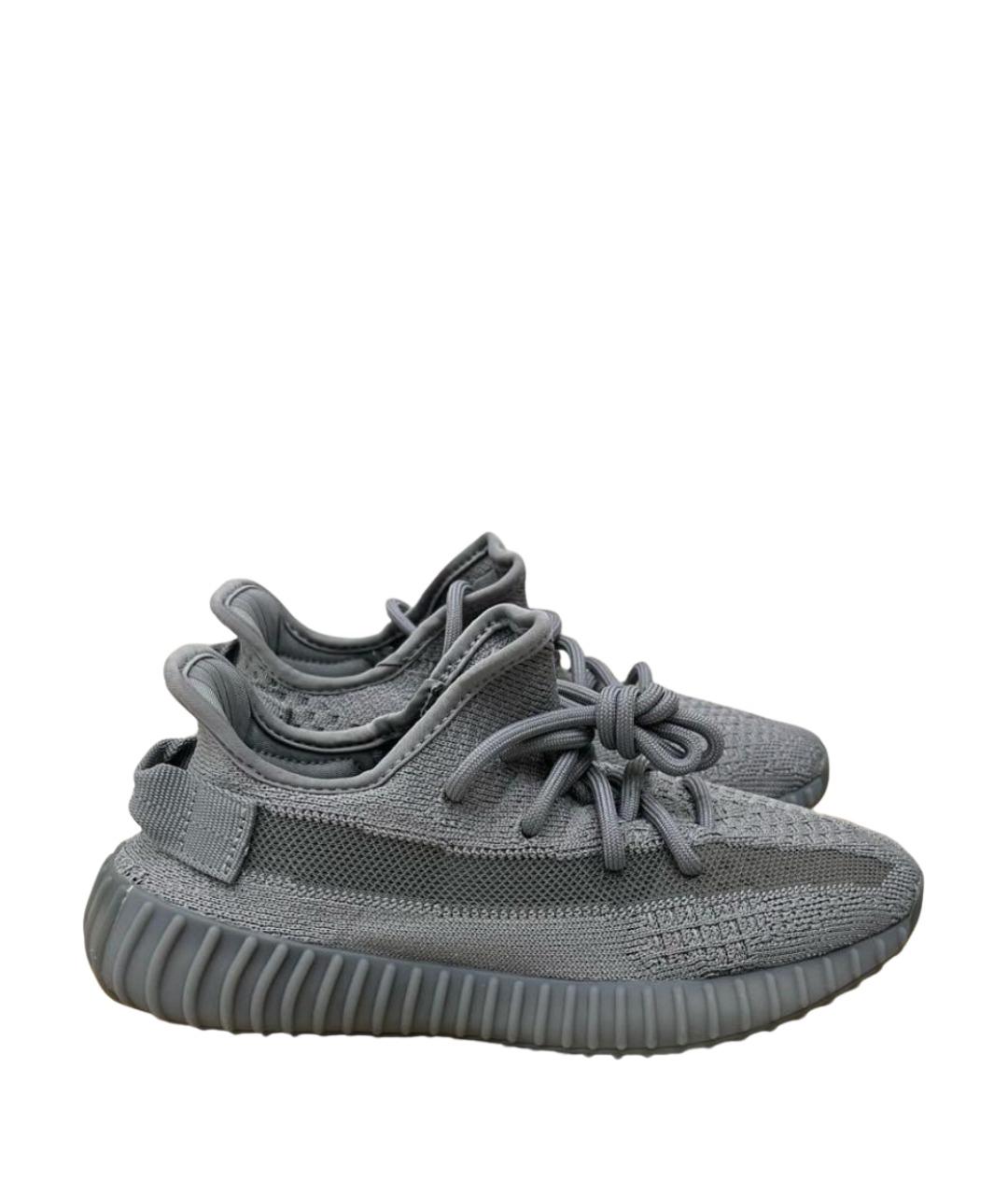 ADIDAS YEEZY Серые текстильные кроссовки, фото 1