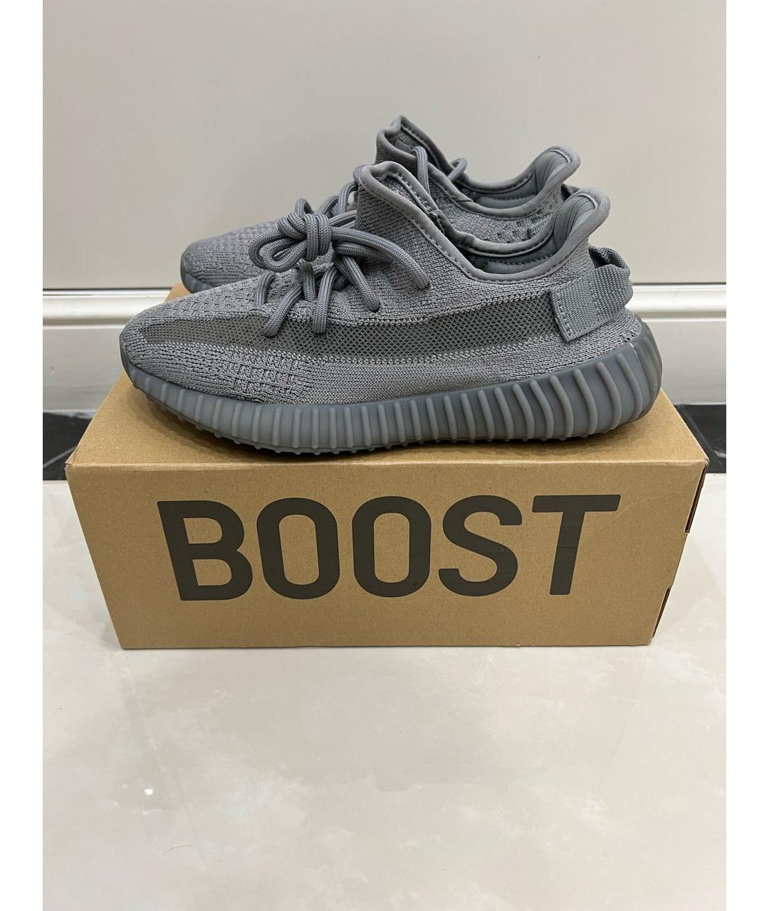 ADIDAS YEEZY Серые текстильные кроссовки, фото 8