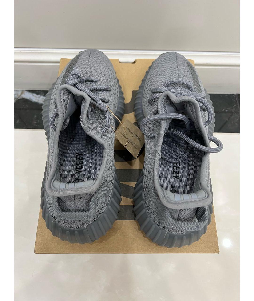 ADIDAS YEEZY Серые текстильные кроссовки, фото 2