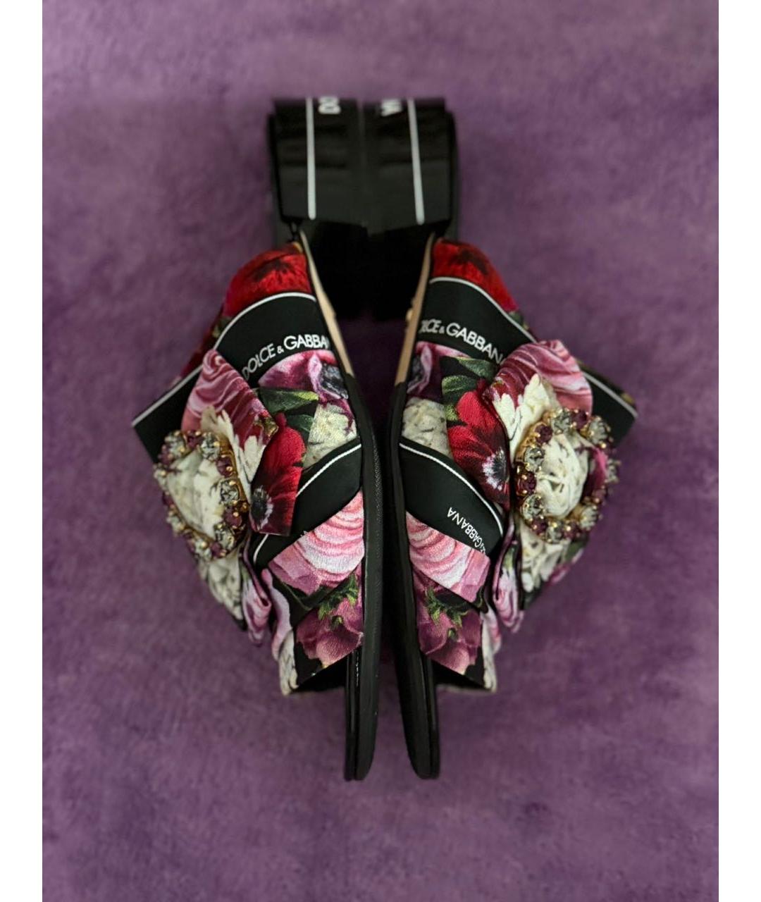 DOLCE&GABBANA Мульти мюли, фото 4