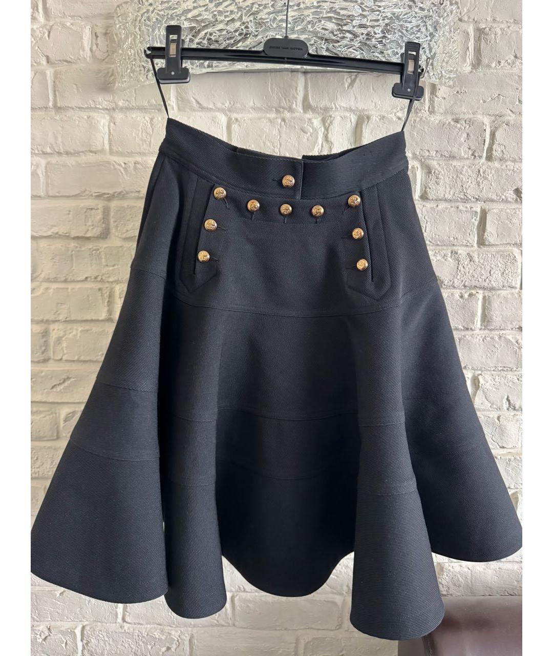 MCQ ALEXANDER MCQUEEN Черная юбка миди, фото 9
