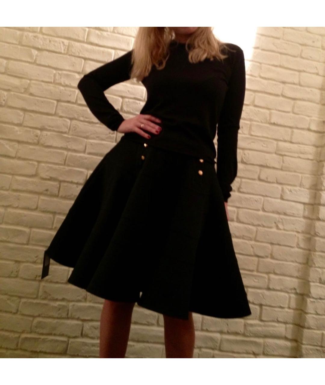 MCQ ALEXANDER MCQUEEN Черная юбка миди, фото 5