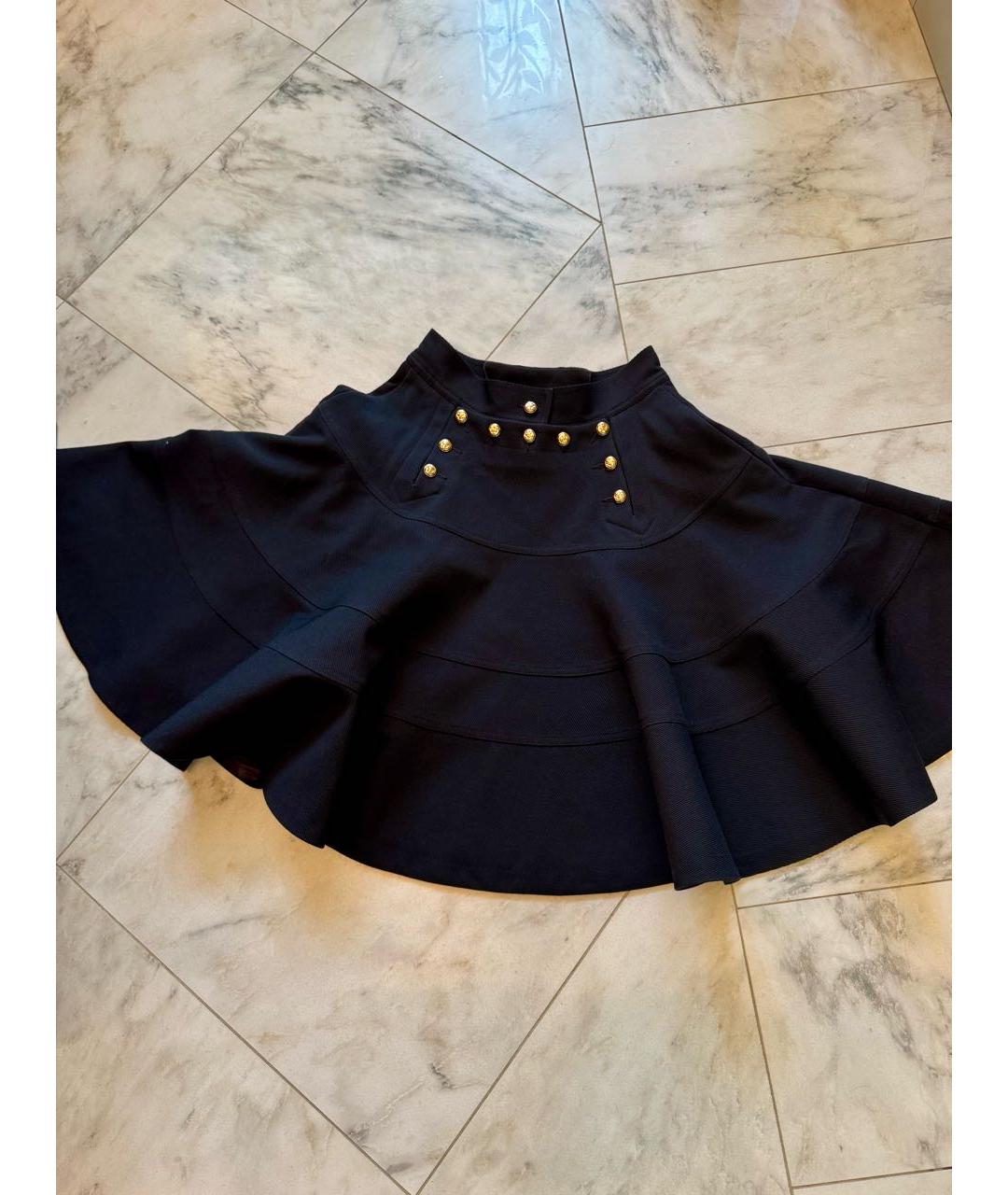 MCQ ALEXANDER MCQUEEN Черная юбка миди, фото 4