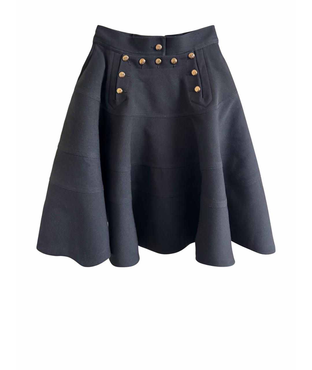 MCQ ALEXANDER MCQUEEN Черная юбка миди, фото 1