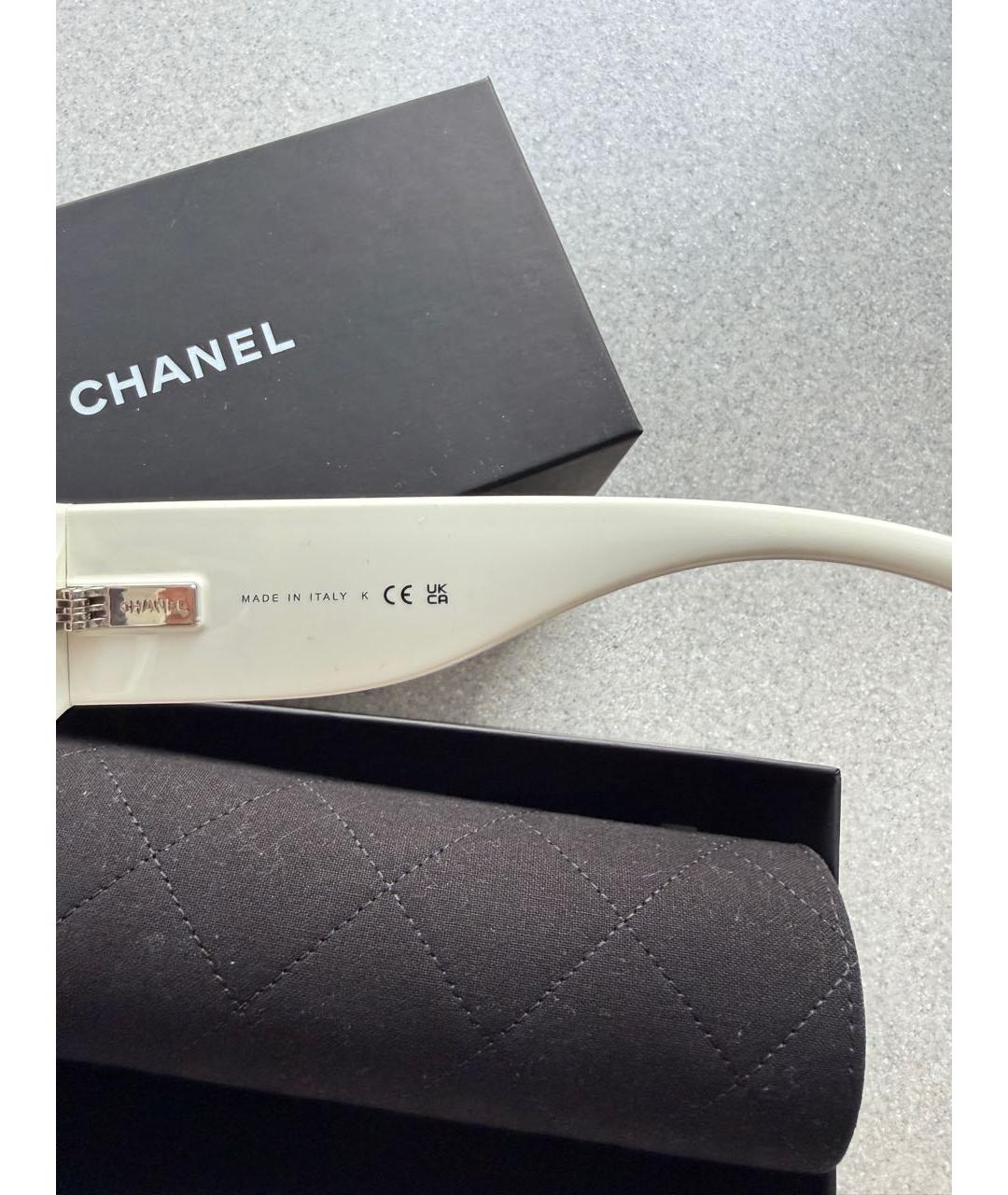 CHANEL Черные пластиковые солнцезащитные очки, фото 6