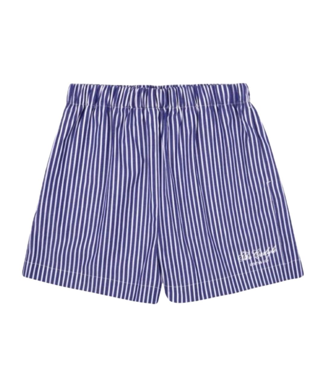 SPORTY AND RICH Синие хлопковые шорты, фото 1