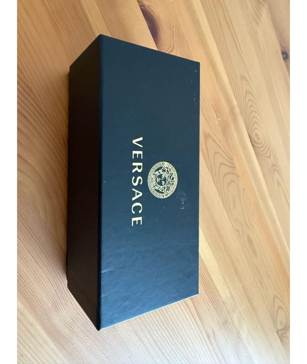 VERSACE Белые пластиковые солнцезащитные очки, фото 4