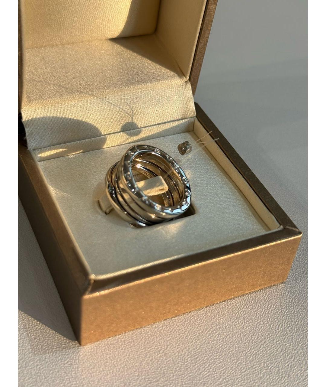 BVLGARI Серебряное кольцо из белого золота, фото 2