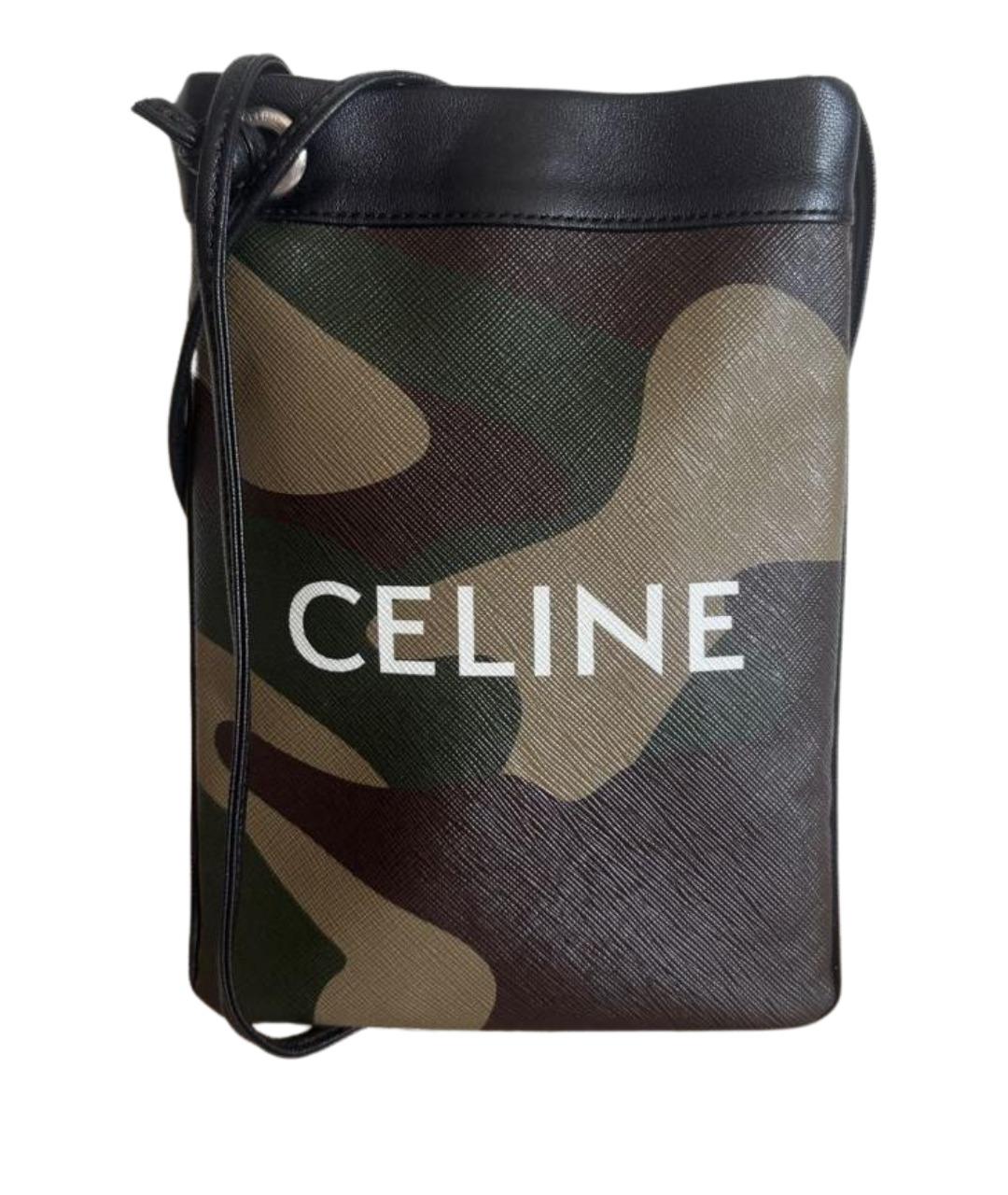 CELINE Хаки сумка через плечо, фото 1