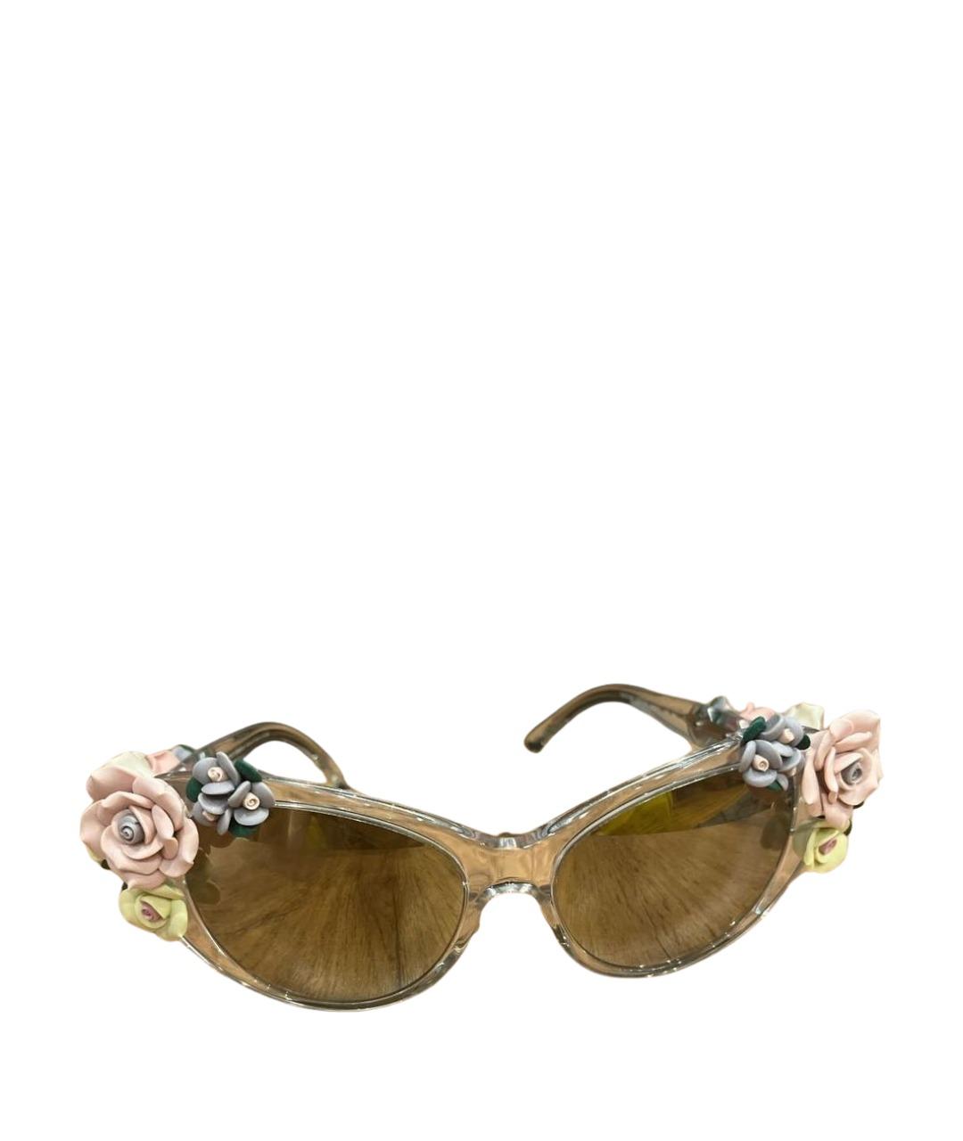 DOLCE&GABBANA Мульти пластиковые солнцезащитные очки, фото 1