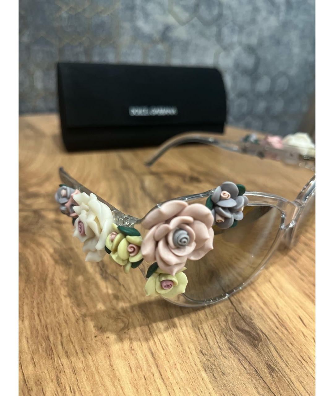 DOLCE&GABBANA Мульти пластиковые солнцезащитные очки, фото 3