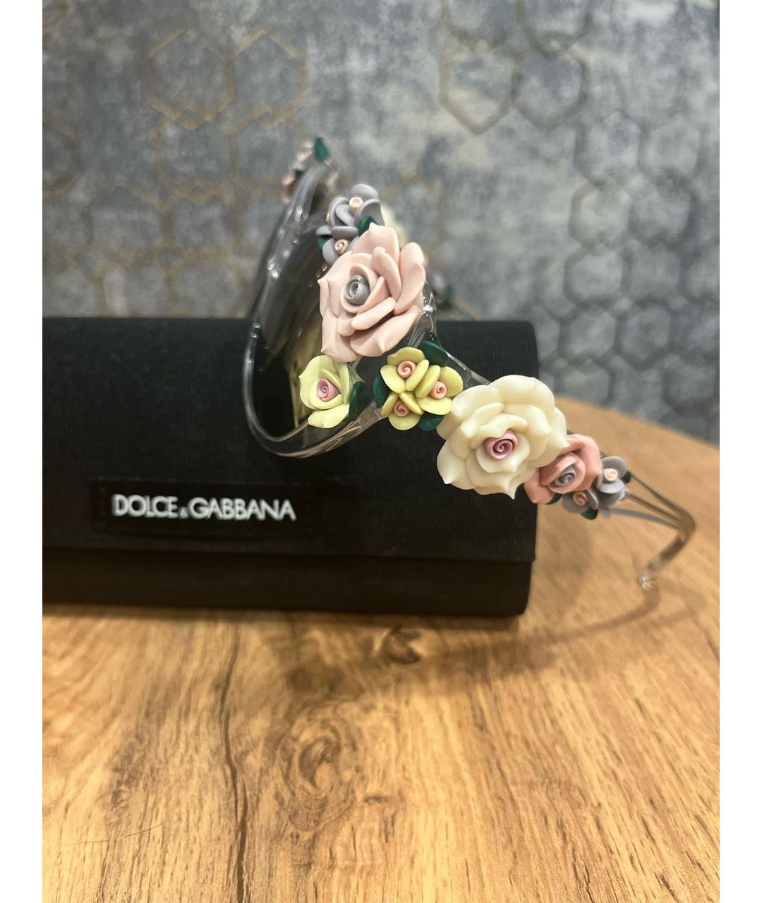 DOLCE&GABBANA Мульти пластиковые солнцезащитные очки, фото 5