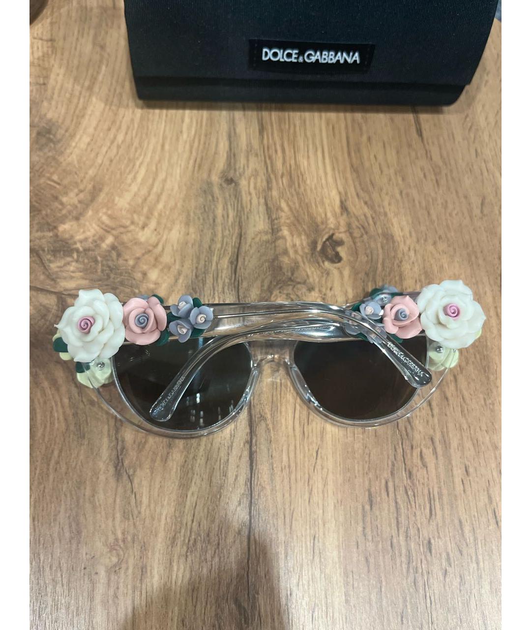 DOLCE&GABBANA Мульти пластиковые солнцезащитные очки, фото 4