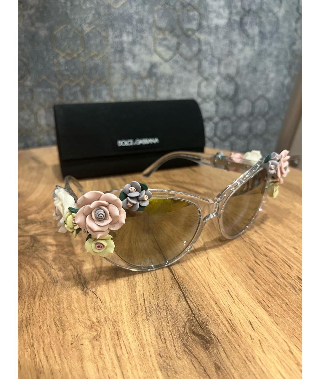 DOLCE&GABBANA Мульти пластиковые солнцезащитные очки, фото 2