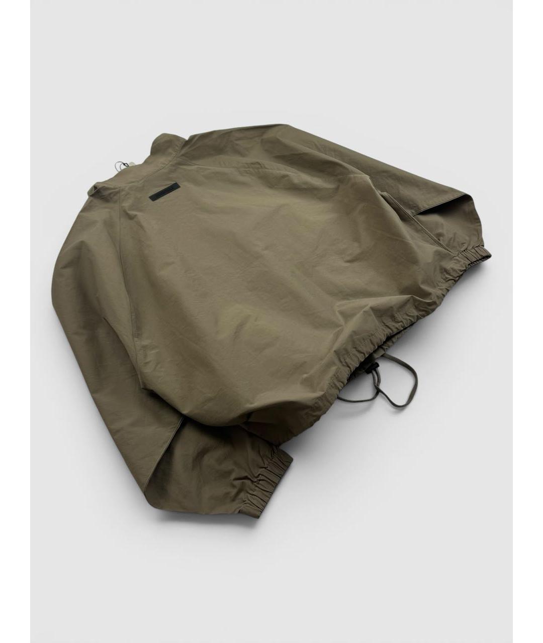 FEAR OF GOD ESSENTIALS Хаки хлопковая куртка, фото 6
