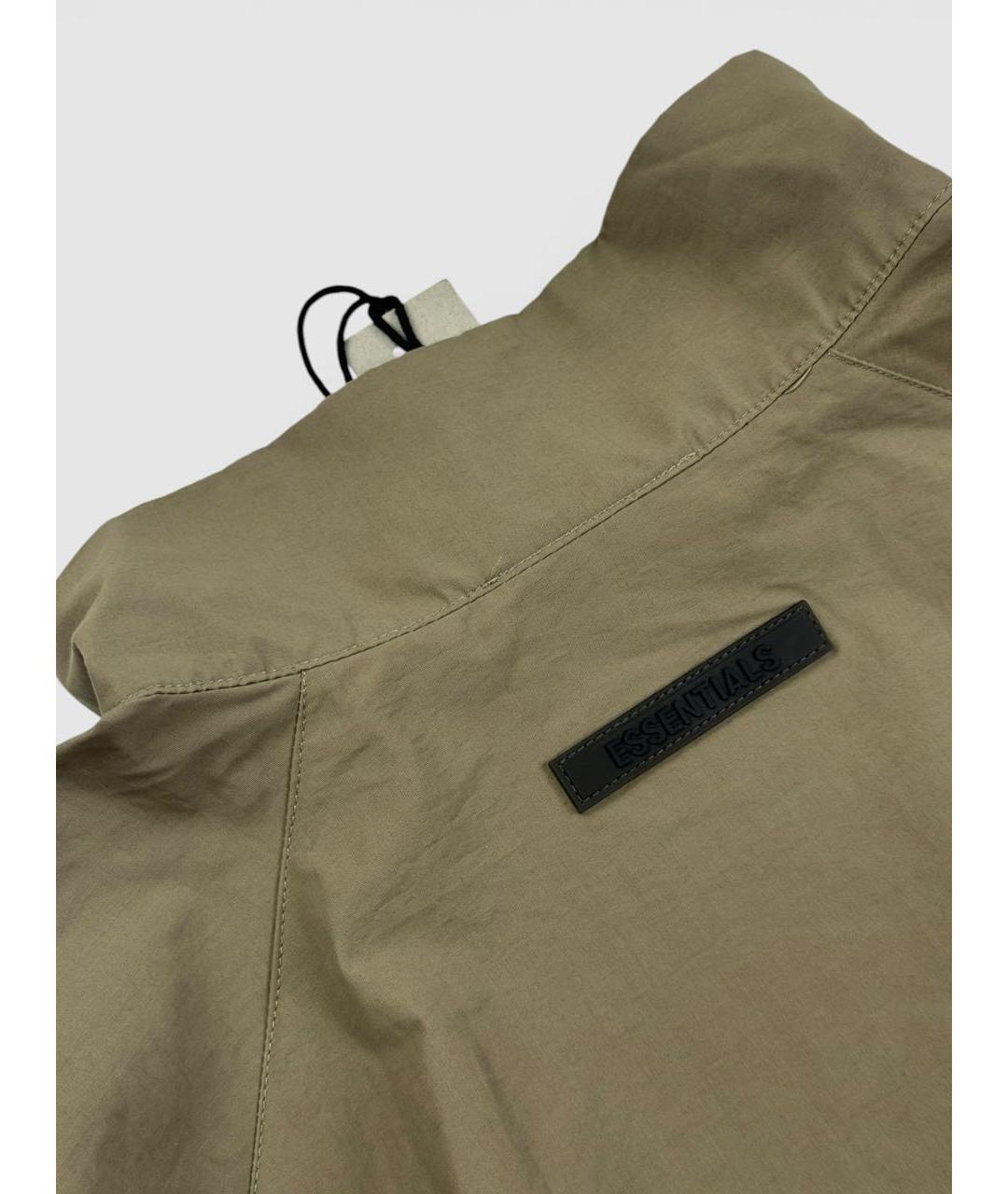 FEAR OF GOD ESSENTIALS Хаки хлопковая куртка, фото 7