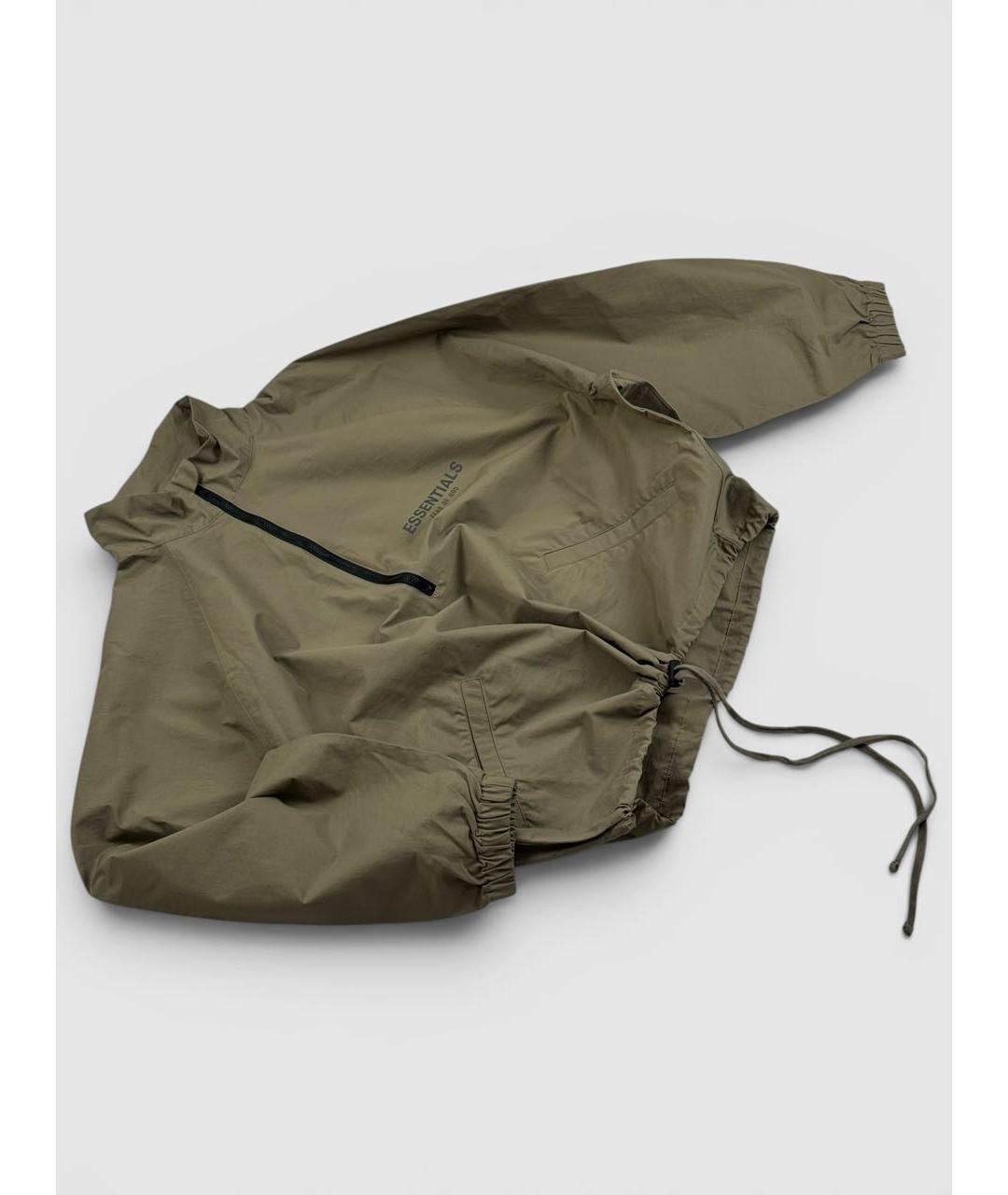 FEAR OF GOD ESSENTIALS Хаки хлопковая куртка, фото 2
